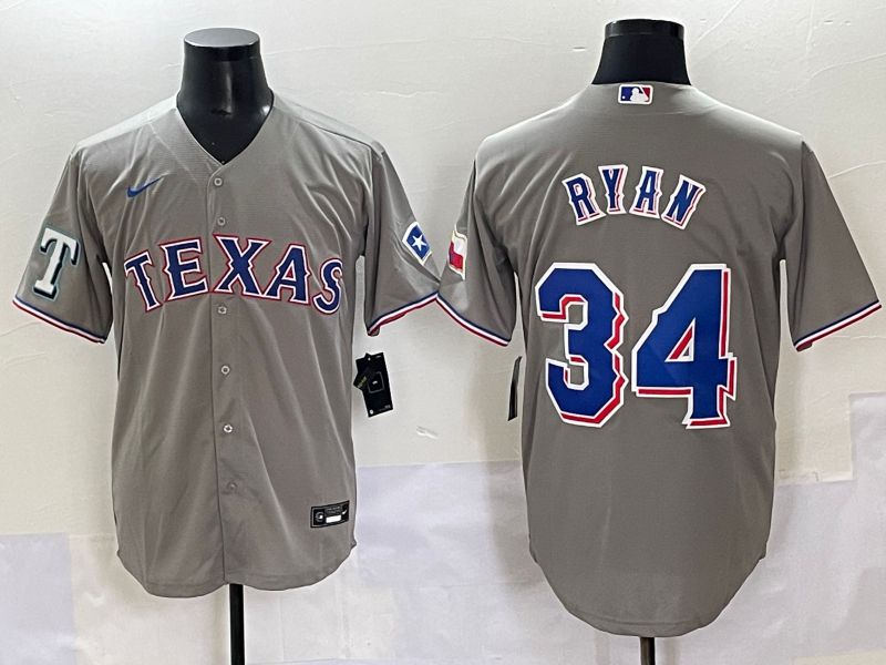 Men 2025 Texas Rangers #34 Ryan Grey Game Nike MLB Jersey style 6